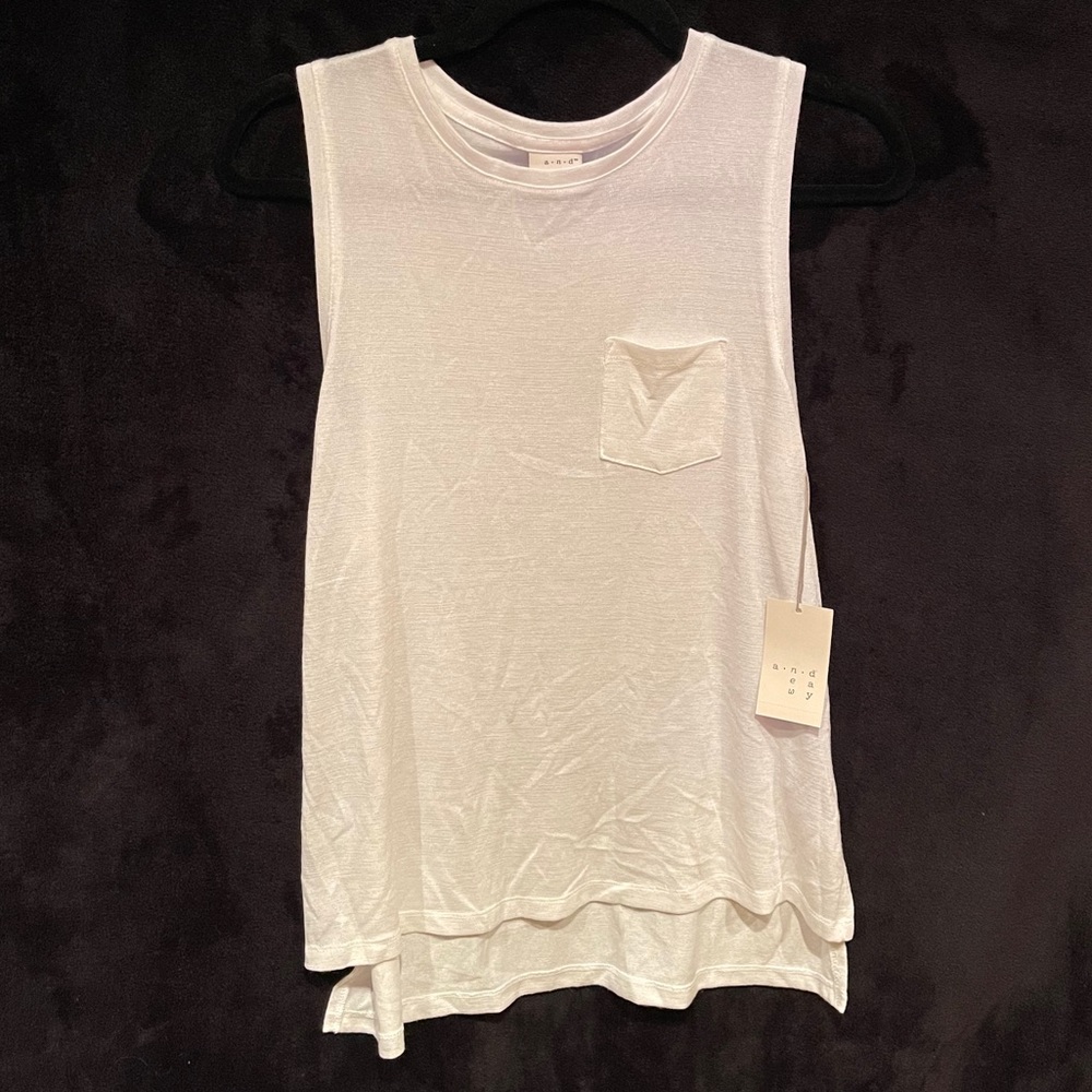 A New Day White Tank
